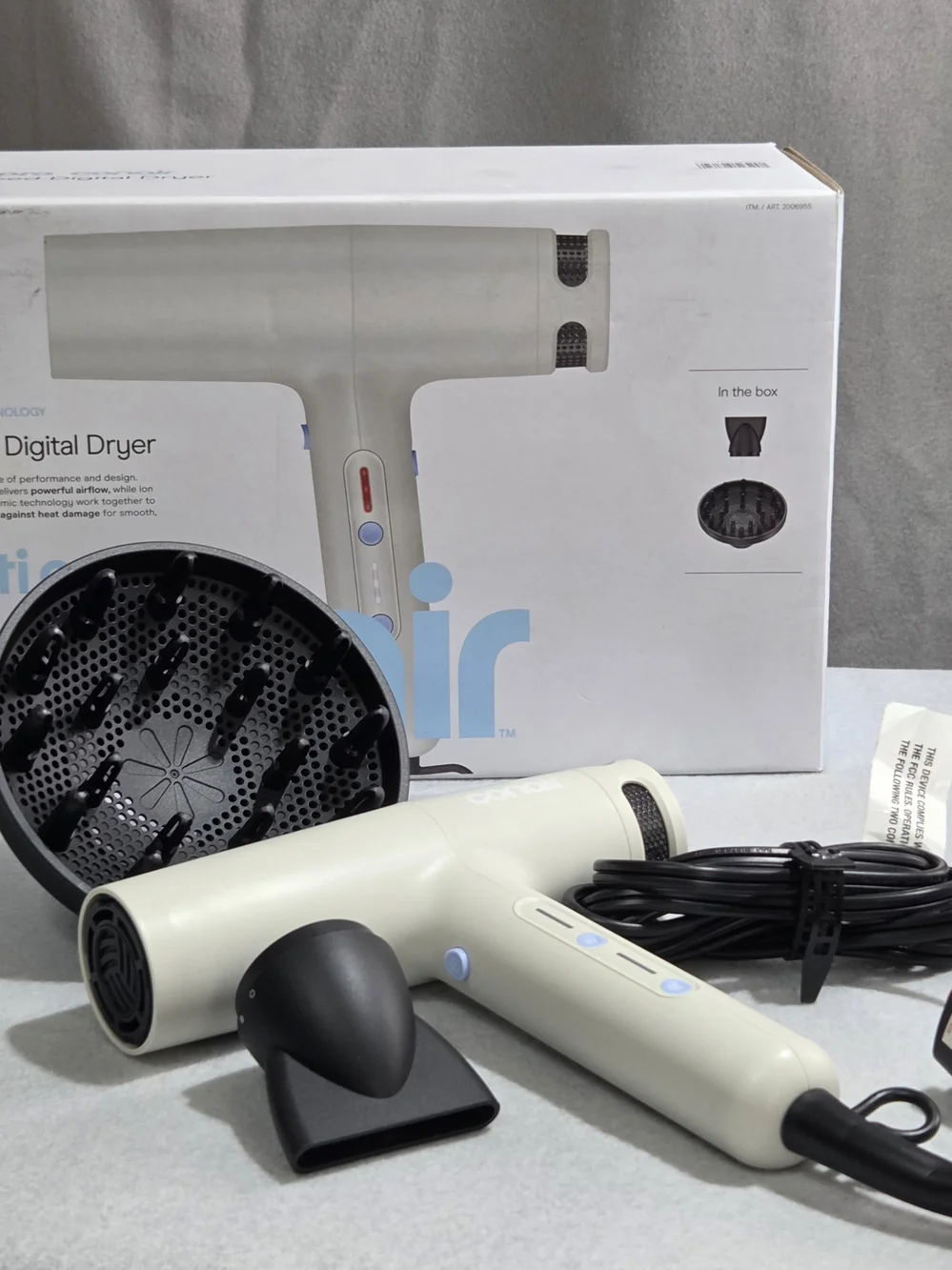 Conair InfinitiPRO DigitalAIRE High Speed Digital Hair Dryer Open Box